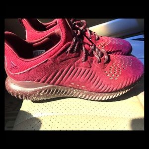 Burgundy Suede Adidas